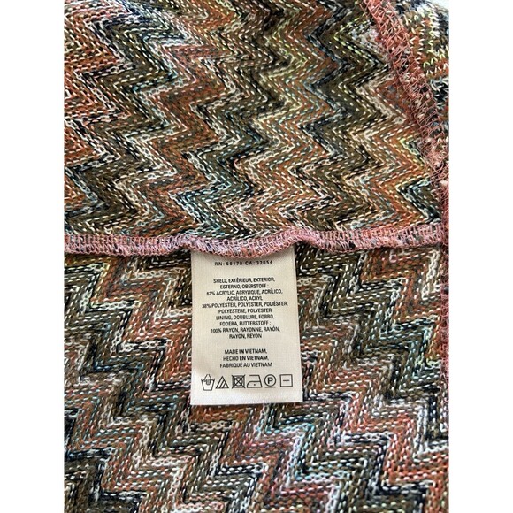 Anthropologie Maeve Womens Dress Extra Small Oversized Chevron Knit Flowy Fall - Picture 11 of 11